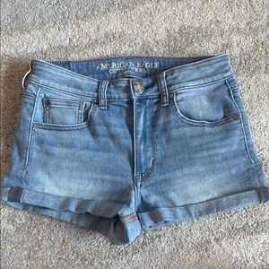 American Eagle Outfitters Super Stretch High-Rise Shortie Shorts. Never worn.